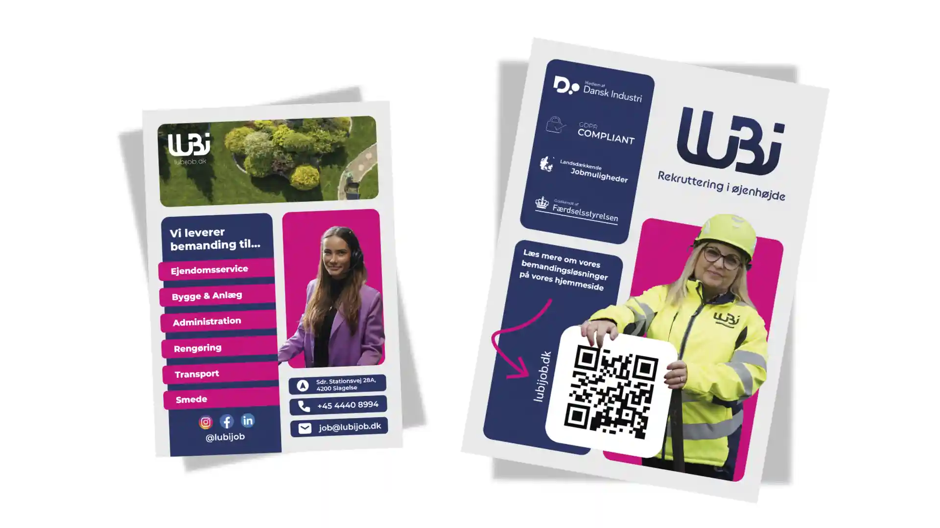 Design af flyer til Ejendom Danmarks Administratormesse 2025